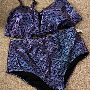 Torrid Mermaid Print 2-Piece Swim Suit